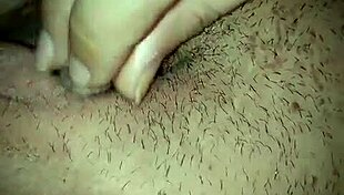 couple enjoys homemade fingering and kissing session