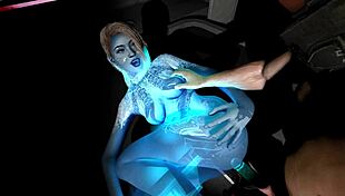 कोर्टाना, क्या तू सच में मेरे लंड से प्यार करती है इस 3D हेंटाई सीन में?