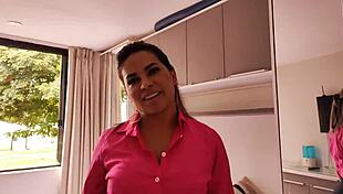 Curvy Virgin Gives Her Ass To Friend's Brother, A Porn Actor, At Church