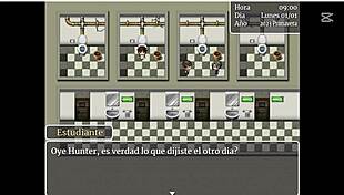 my college game part 2 features students and teachers in anime style