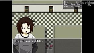 my college game part 2 features students and teachers in anime style