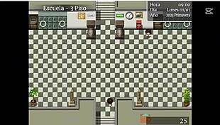 my college game part 2 features students and teachers in anime style