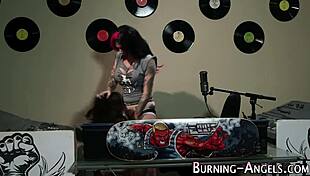 Emo Lesbian Enjoys Intimate Oral With Goth Partner