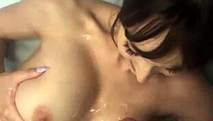 this public hospital masturbation and handjob got caught on the phone, ending with a big cumshot, wow!