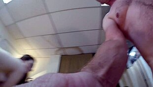 Juicy oily ass bounces on a big white dick