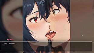 Couple Confesses Naughty Fantasies in Hentai Game