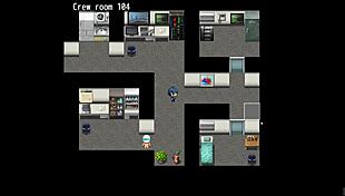 Watch the space zombie cum on her latex suit in this hentai game