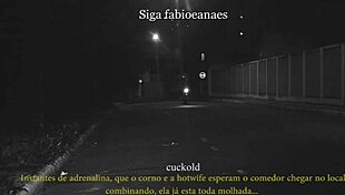 Married Woman Exposes Skirt To Cuckold Outdoors