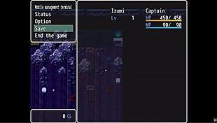 Watch the space zombie cum on her latex suit in this hentai game