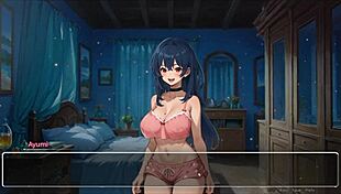Couple Confesses Naughty Fantasies in Hentai Game