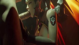 Check out this perfect 3D SFM Mercy compilation with sound, featuring anime hentai styles.