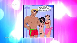 Young crossdresser plays with virgin ass using toys outdoors 😈