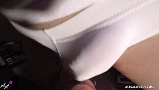 Babe's deepthroat blowjob and handjob in female POV.