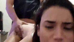 fuck her tight ass hard and make it gape, she begs for it!