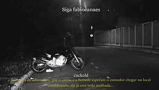 Married Woman Exposes Skirt To Cuckold Outdoors