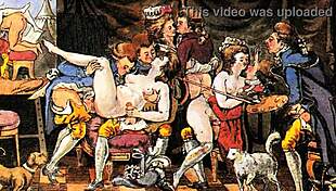 Vintage erotic drawings depict sensual scenes