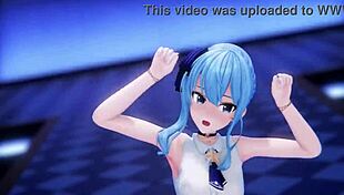 Mmd r-18 suisei luvoratorrrrry by kiido with clothes ripped