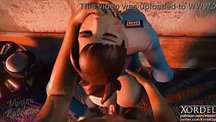 This Overwatch hentai story features huge tits and big ass