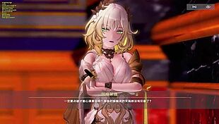 Aglaea in hentai anime style 😊