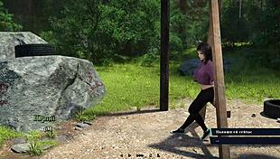 full gameplay of summer heat part 3 with brunette action