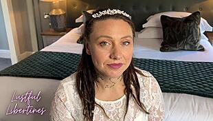 Pregnant Bride's Homemade Moments Before Wedding