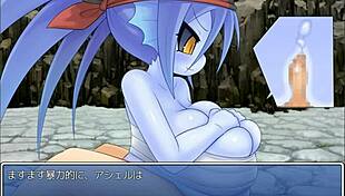 imp with big tits in a suggestive pose.