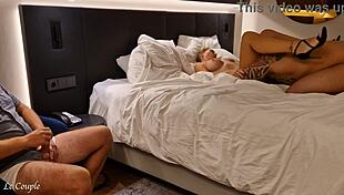 Cuckold husband invites stranger to hotel