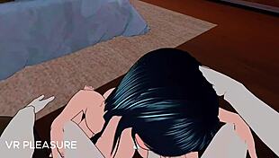 vr milf mom gets wet pussy licked and dildo fucked