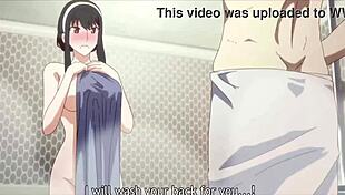 3d cartoon sister has sex on the bus