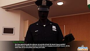 Ella feels happy as she's licked on the phone, seducing the devil