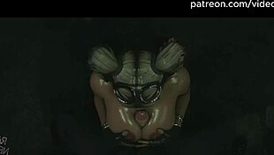 harley quinn gets wild with creampie and squirt in 3d hentai gameplay