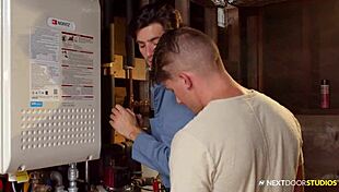 Married Handy Man Gets Bent Over and Fucked.