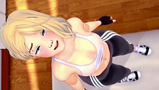 Spider Gwen says, 'I'm tired of exercises! Time for adult fun with a dick!'