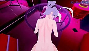 hatsune miku explores rabbit hole in vocaloid hentai