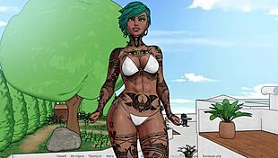 In this gameplay, the divine heel milf friend enjoys big tits and cum on face in part 4