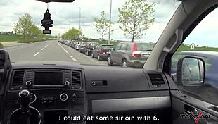 runner caught on street for wild van ride with hungarian stranger