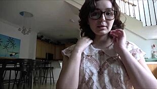 Intense gay sex with big tits and glasses