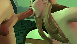 she feels the intense pleasure while sucking his fat cock in rough face fucking