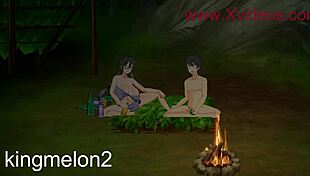 Playing hentai game mad island with pussy scenes!