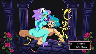 Flip witch pixel hentai episode 10 femdom ghost riding