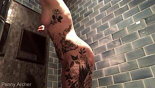 Cumming Hard in the Shower at a Crowded Fitness Gym