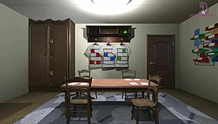 I escape the lustful doll's room with titjob and blowjob