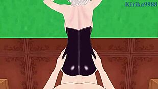 hana uzaki and yanagi uzaki bunny girl intense sex - uzaki-chan wants to hang out hentai