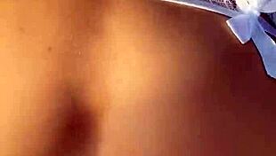 I Crave This Blonde in Fishnets Getting Ass Fucked and Creampied in the Woods - Mia Bandini.