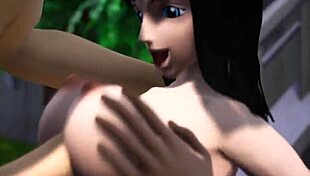One Piece XXX 3D Hentai with Seductive Anime Characters