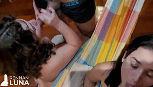 Let's Sneak Upstairs to See Our Friends in a Wild Foursome