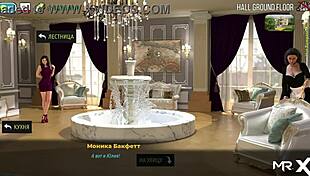 in fashion business, the mature woman strips and asks if you like her dick in this 3d anime scene