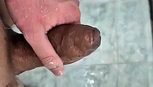 Brazilian Guy Cums Deliciously In Homemade Shower Fetish Video