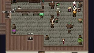 Hell yeah! Henteria Chronicles 3 Part 8 with pixel art shows Japanese cheating in missionary and doggystyle!