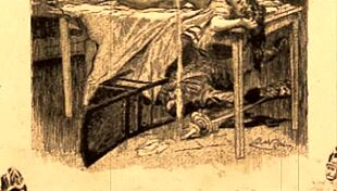 Vintage Erotic Drawings of Hentai Anime with Antique Retro Styles and Sensual Cartoon Figures